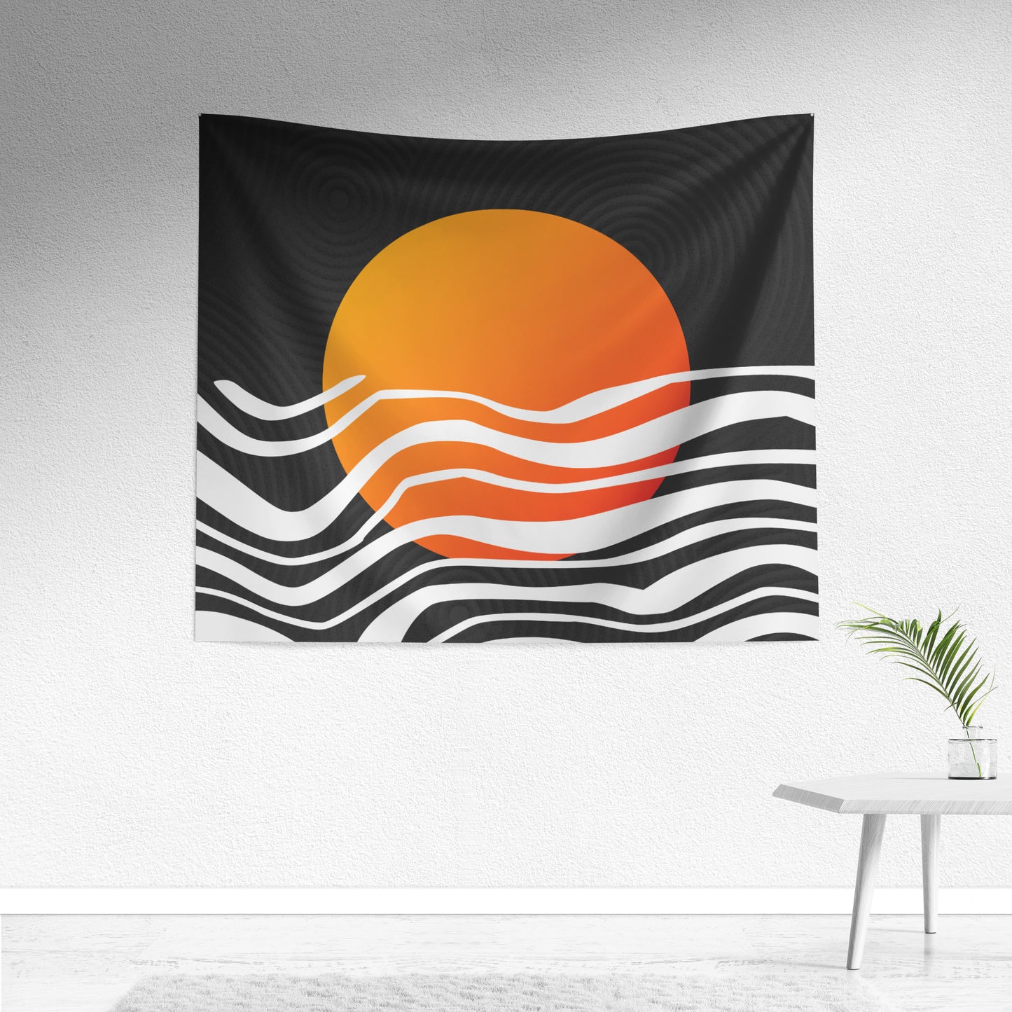 Sunset Beach Blanket (Black)