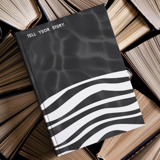 'Tell Your Story' - Hardcover Journal (DUA Black)